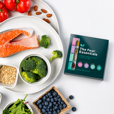 Four Essentials Health Pack | Multivitamin, Omega 3, Biotics & Antioxidants