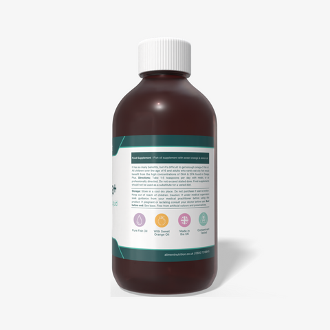 Omega Plus Finest Fish Oil Liquid 225ml