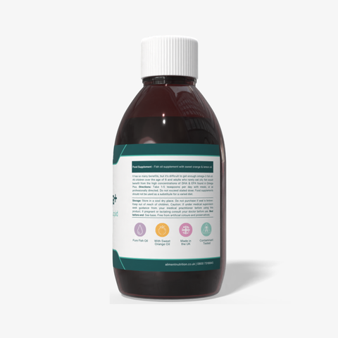 Omega Plus Finest Fish Oil Liquid 225ml