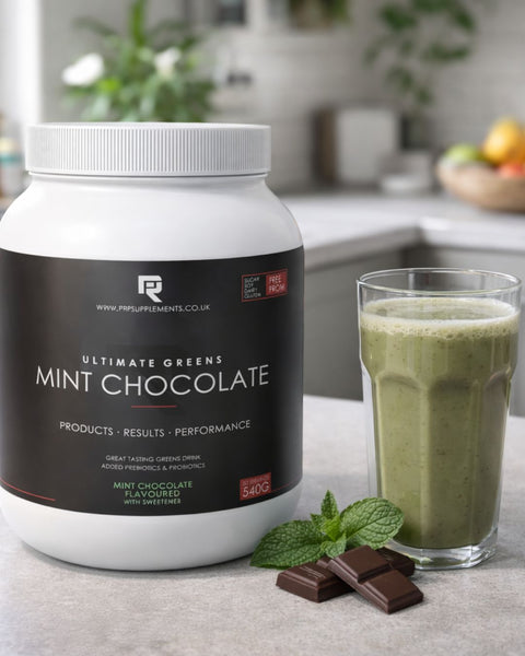 Greens Drink with Prebiotic & Friendly Bacteria – Mint, Mint Choc & Coco Choc 500g