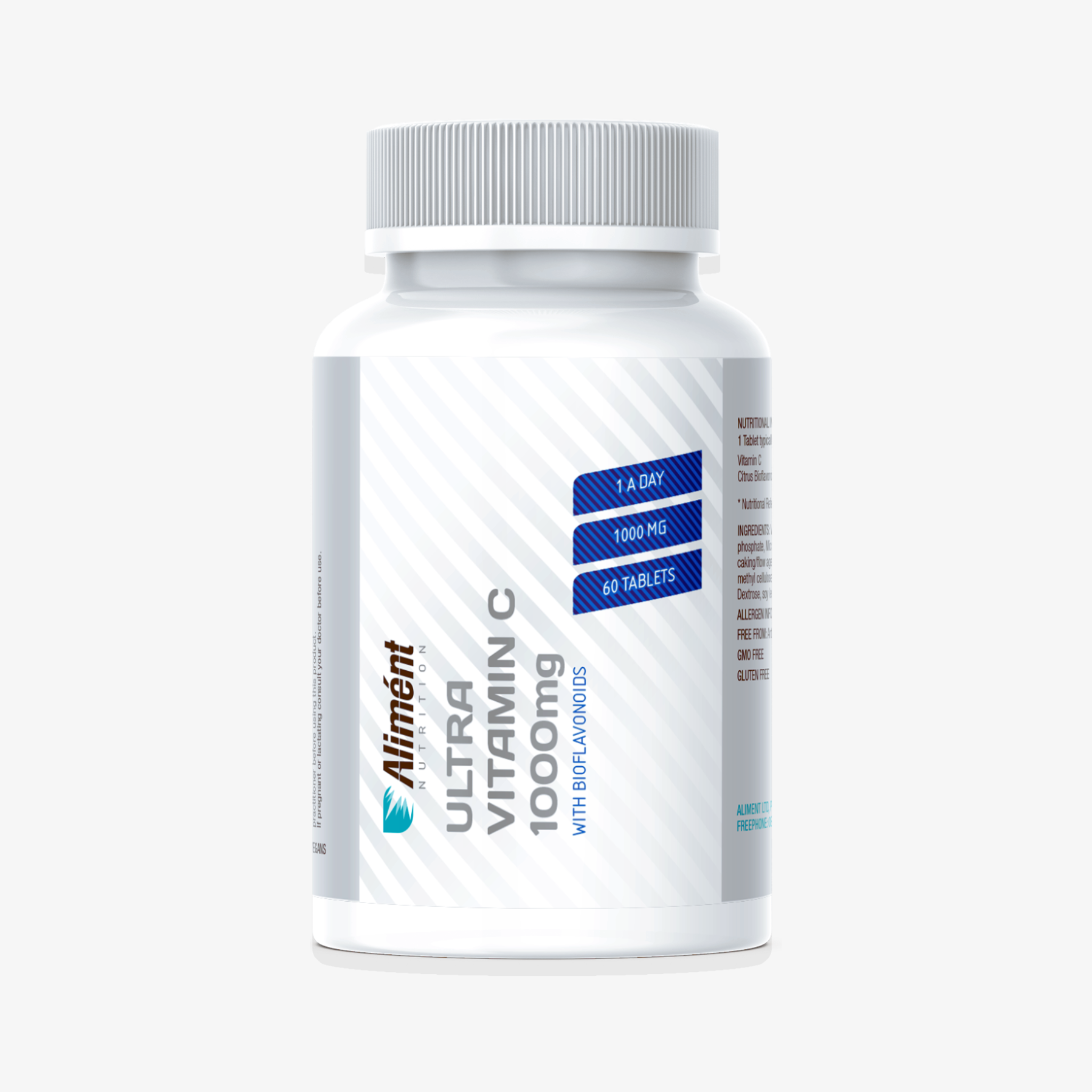 Ultra Vitamin C 1000mg Tablets | Immune & Collagen Support – Aliment ...